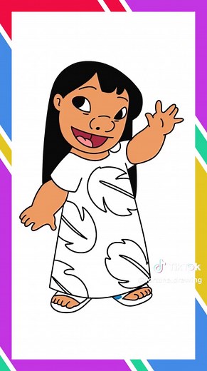 Drawing Lilo Pelekai: Step-by-Step Tutorial