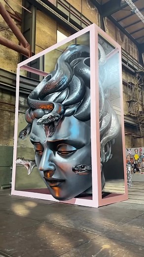 Street artist Odeith is renowned for his mastery of the anamorphosis technique, which creates stunning 3D optical illusions on flat surfaces or 90-degree corners. His latest creation, "Unconscious," is currently on display at STRAAT, Amsterdam’s museum for street art and graffiti, and is a striking example of his talent for blending realism and illusion. Odeith completed the piece over six days, with much of the work improvised as he responded to the space around him. "Unconscious" showcases the