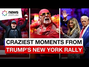 Donald Trump’s New York rally’s wildest moments