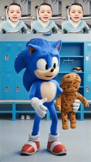 Sonic Eats Waka Waka Cookies #funnyshorts #sonic