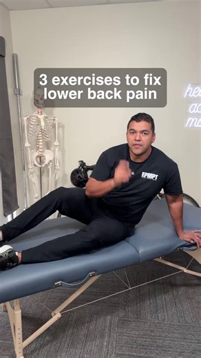 Here are 3 exercises to do to fix lower back pain! 👉 Get my FREE case study that reveals the exact treatment that helped Victoria fix her back pain without injections, pain meds, or unnecessary surgery: https://epmpt.mykajabi.com/pl/2148711052 | El Paso Manual Physical Therapy