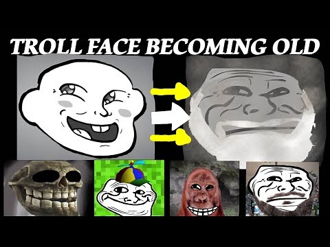 Mr. Incredible Becoming Old but it’s Troll Face / TROLLGE! (Mr. incredible becoming Uncanny)