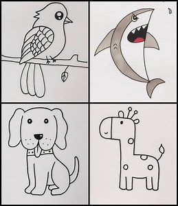 Learn to Draw Animals in Super-Simple Way | Kidpid