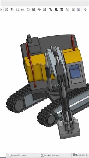 Configure Excavator cylinders in Onshape
