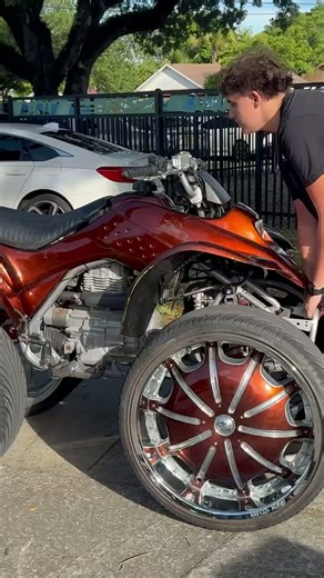 Custom 4-wheeler on 22’s