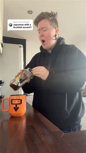 Japanese with a Scottish accent 👍 #japanese #scottishaccent