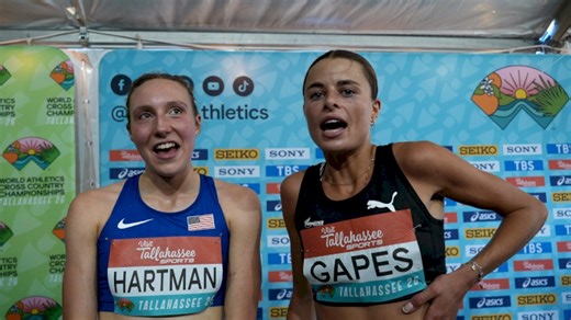 Grace Hartman Hannah Gapes recap their day at 2026 World Cross Country Championships
