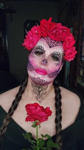 33K views · 184 reactions | Always missed, Never forgotten. Just because we cant see them, doesn't mean they aren't here with us. Feliz dia de los Muertos 李 #DiaDeLosMuertos #SugarSkull #Makeup | Gazello Beauty | Facebook