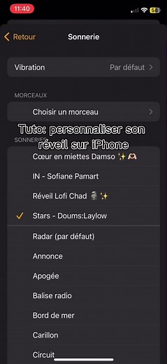 Tuto : Personnaliser son Réveil sur iPhone