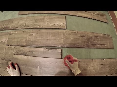How to Laminate Flooring in Bathroom. Step by step installation. Shot with GoPro.