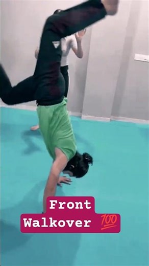Day 76/100 days . Front Walkover #viral #handstand #flip #yoga #trending #shorts