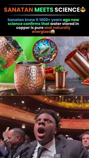 Can Copper Water Kill Bacteria? 😳 Sanatan Secret Proven by Science #shorts #trending