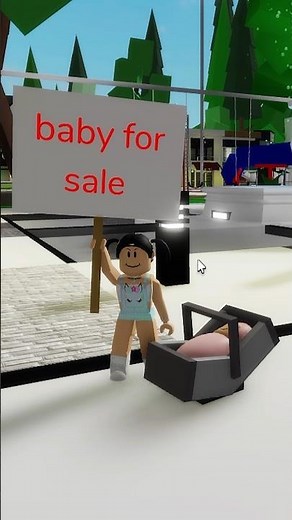 Toddler "found" a baby.. 👶 #livetopia #roblox