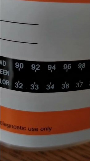 How to read temperature test strips on drug test cups