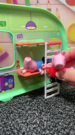Satisfying with Unboxing Peppa Pig Happy Camping Trailer| ASMR Video