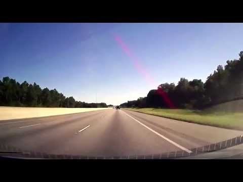 Driving on Interstate 75 from Cordele, Georgia to the Florida Border