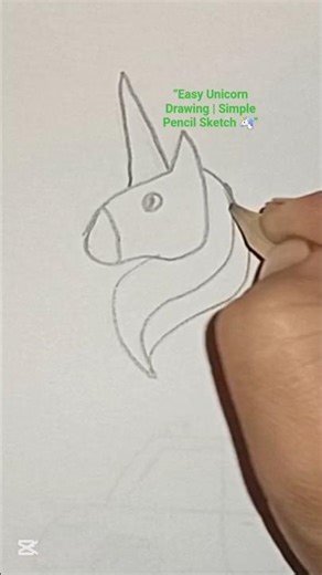 “Easy Unicorn Drawing |Simple Pencil Sketch 🦄”#unicorndrawing #easydrawing#howtodraw#shorts #drawing
