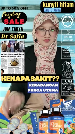 Naturmeric Black Turmeric (1 bottle) Capsule 450mg Curcuma caesia)(30s) | Anti-Inflammation & Energy Health Supplement