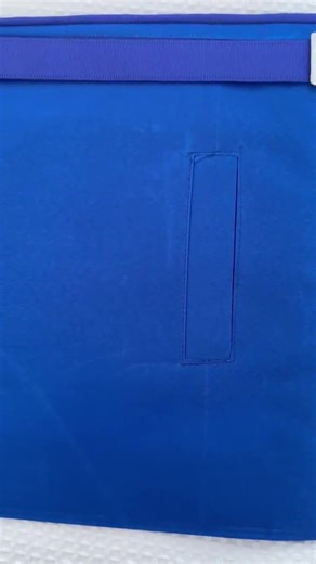 Handmade Masonic Master Mason Apron: Lambskin With Blue Silk Embroidery - Etsy