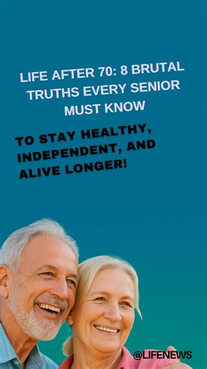 Reaching 70 is a blessing — but it also comes with new challenges that few ever prepare for. Your body changes, your energy shifts, and suddenly, even small choices decide how long you’ll stay independent, healthy, and alive. Doctors and longevity experts agree — it’s not about looking young anymore. It’s about learning the real rules of aging well — before it’s too late. In this video, you’ll discover: ⚠️ 8 brutal but empowering truths about life after 70 💪 How to protect your strength, balanc