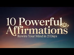 10 Timeless Affirmations to Rewire Your Mind in 21 Days