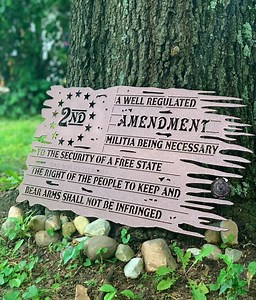 Second Amendment Tattered Flag - Bad Dog Metalworks Home Decor - Patriotic Decor - 2nd Amendment Flag - 2A Metal Flag Decor - Patriotic Art - Etsy