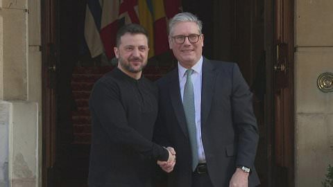 European leaders arrive for Ukraine summit in London