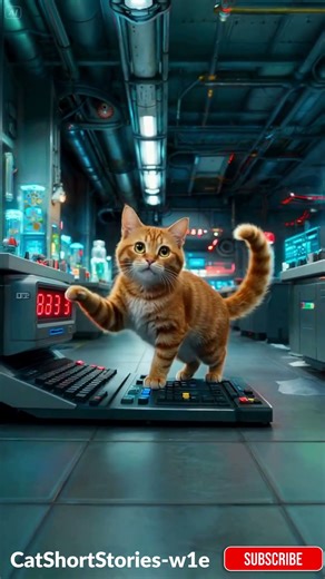 Cat's Secret Mission in the Lab!