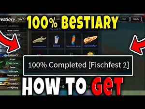 FISCHFEST 2 COMPLETE BESTIARY GUIDE in FISCH Roblox