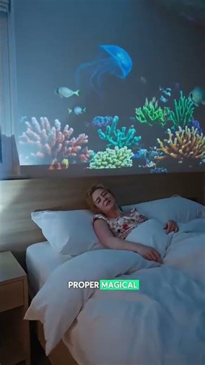Dynamic Rotating LED Projector Light