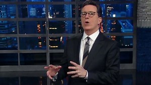 Colbert lampoons Conway-Cuomo exchange