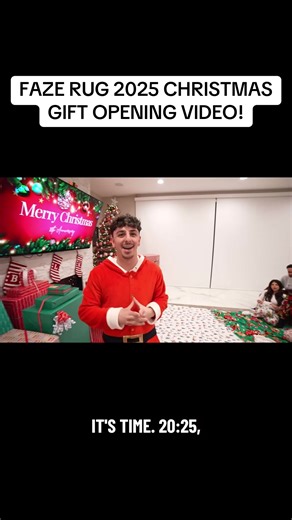 FAZE RUG 2025 Christmas Gift Opening Extravaganza!