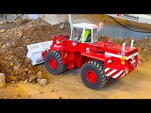 AWESOME RC TRUCKS and RC LOADERS at the Stonebreaker Parcours