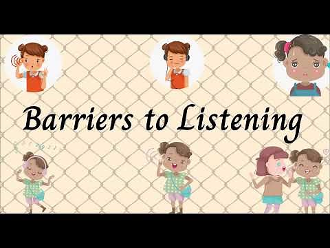 Barriers to Listening