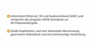 Amazon Basics Micro HDMI to HDMI Display Cable, 18Gbps High-Speed, 4K@60Hz, 2160p, 48-Bit Color, Ethernet Ready, 6 Foot, Black