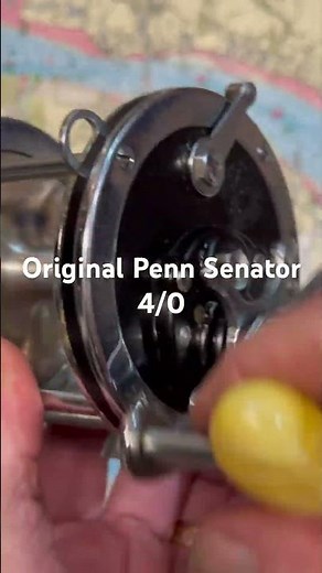 Original Penn Senator 4/0 saltwater fishing reel for the day