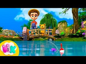 12345 Once i caught a fish alive 🐟 | HeyKids Nursery Rhymes | Animaj Kids