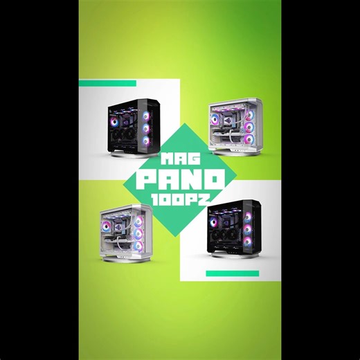 1.1K views · 22 reactions | 讓你的桌面成為展示舞台！MAG PANO 100 PZ 系列，展現多樣化的配置與視覺效果。不論是 ATX 和 Micro-ATX 背插主機板都全數支援，270 度全景無死角，美就是要讓大家都看！ 了解更多： https://msi.gm/SA35EB31 | MSI Gaming | Facebook