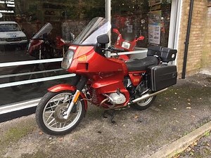 BMW R80RT 1983 RED START UP & REVIEW