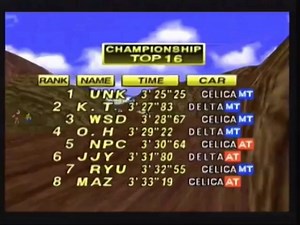 Sega Rally Championship 1995 Sega Saturn PAL Gameplay