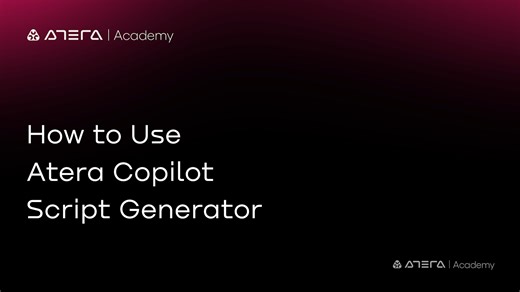 How to Use Atera Copilot Script Generator