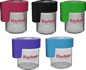 Kashmir Kitchen Storage Jar with LED Air Tight Jar for Storage 10x Magnifying Jar for Storage Rechargable with USB