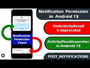 Notification Permission in Android 13 | Runtime Notification Permission | POST_NOTIFICATIONS