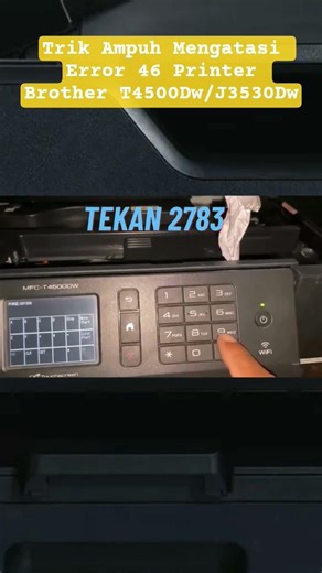 Solusi Cepat Error 46 / Unable to Clean 46 Brother T45 #shorts #trending #viral #error46