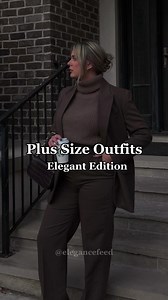 Elegant outfit ideas for plus size ladies ✨What outfit ideas do you want to see next?#plussize #plussizestyle #plussizeoutfit #plussizefashion #plussizewoman #plussizedresses #elegantoutfit #elegantoutfits #elegantlady #elegantwoman #outfitinspiration #outfitideas #classylady #classyladies #affluentwomen #quietluxury #howtolookexpensive #howtodress | Elegance Feed