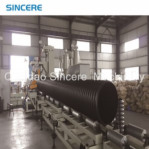 [Hot Item] HDPE Steel Belt Reinforced Spiral Bellows Pipe Manufacturing Machine
