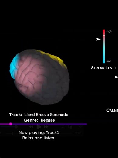 Music is medicine for the brain. Now you can measure it. BrainDJ — powered by BodyMirror See how every beat shifts stress, focus, calmness, and energy in real time. The future of music therapy isn’t a clinic. It’s your phone. Beethoven can change your brain. 🧠🎶 ⬇️ Experience it shop.myelinz.com #BrainHealth #Neurotech #MusicTherapy