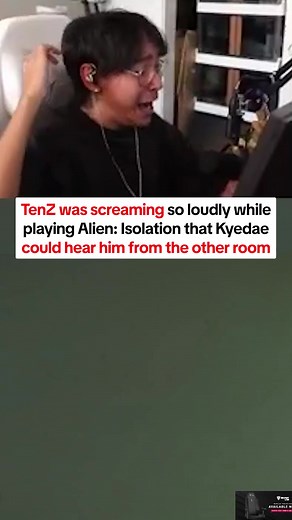 TenZ's Hilarious Alien: Isolation Screams Captured Live
