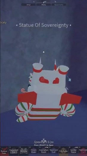 New secret place in statue of sovereignty fisch