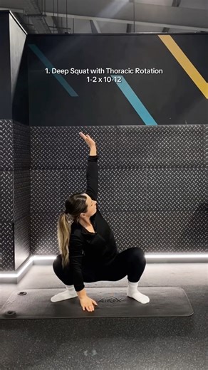 Full body warm-up // 6 exercises 🔥 #mobility #warmuproutine #fullbody
